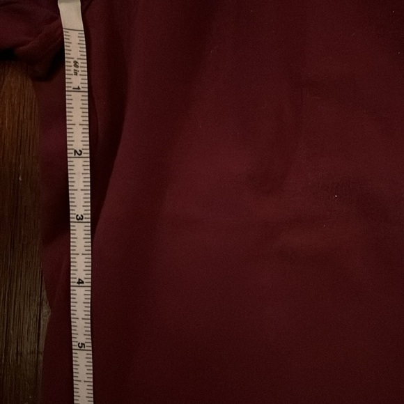 Willit, women’s XL, Maroon/burgundy color, elastic waist, drawstring, knit pants - Picture 6 of 10